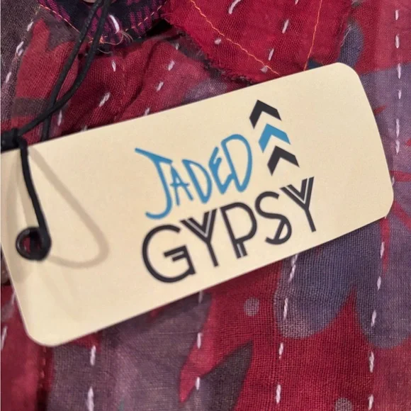 NWT Multicolor Boho Dress/Shirt - Picture 9 of 13